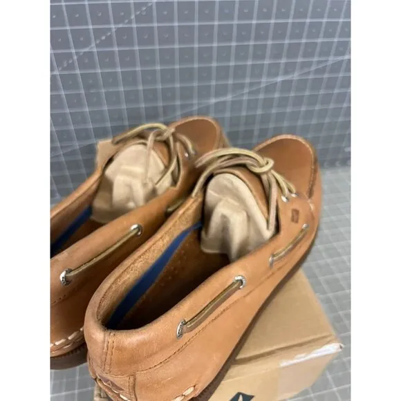 Sperry Men's Authentic Original A/O Boat Shoe Sahara Size 12 US 46 EU Leather Ca