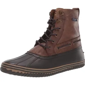 Sperry Mens Huntington Duck Boot Boots, Brown/Dk Brown, 7