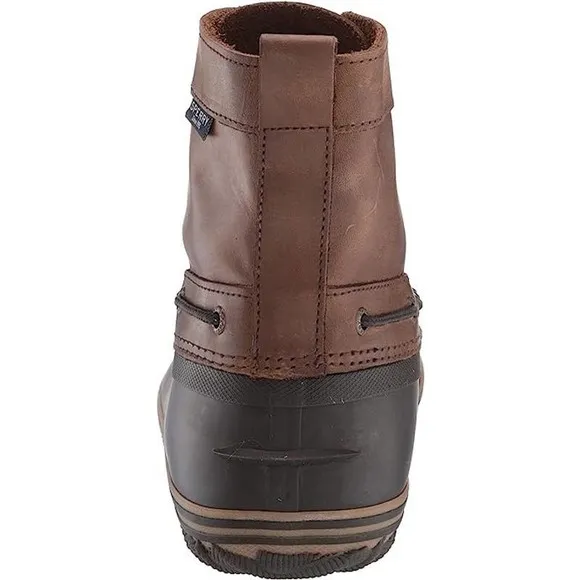 Sperry Mens Huntington Duck Boot Boots, Brown/Dk Brown, 7