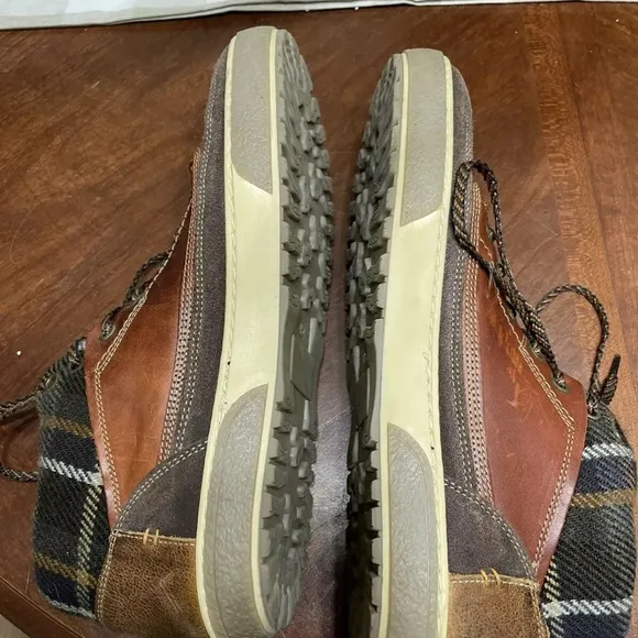 Steve Madden Peerow chukka Leather Lace Up High Top Sneaker Boots Shoes