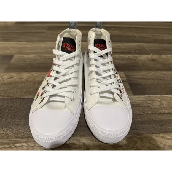 Stranger Things Hellfire Club Akedo High Top Shoes Sneakers Size US 8 Mens Used