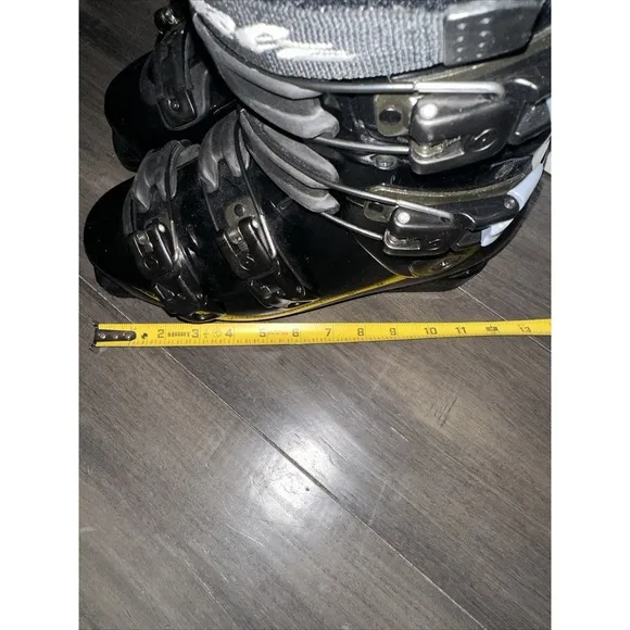 Strolz Ski Boots Black Men's Size 7-Made in Austria With Dakine Bag
