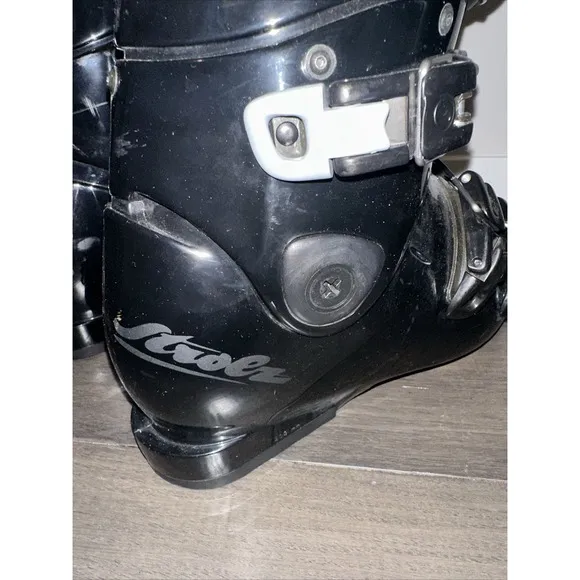 Strolz Ski Boots Black Men's Size 7-Made in Austria With Dakine Bag