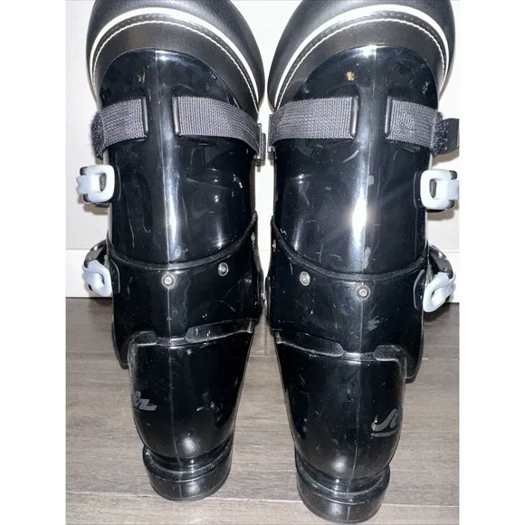 Strolz Ski Boots Black Men's Size 7-Made in Austria With Dakine Bag