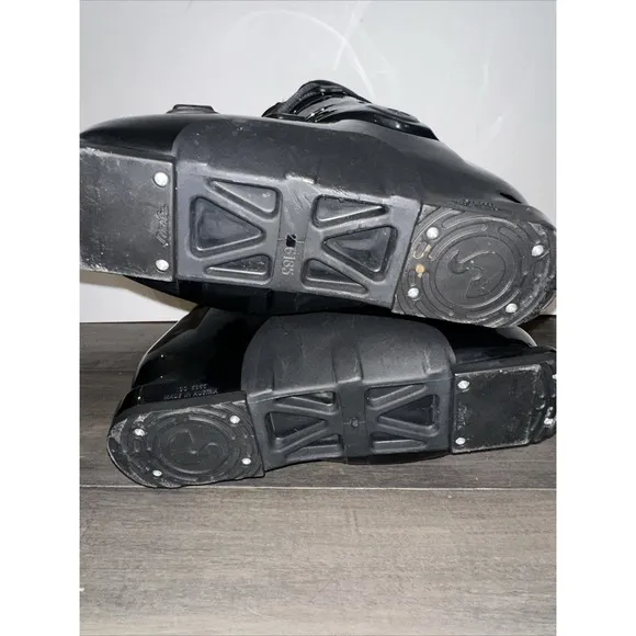 Strolz Ski Boots Black Men's Size 7-Made in Austria With Dakine Bag