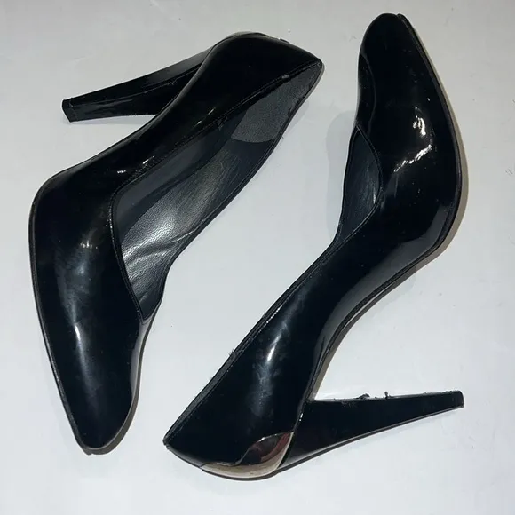 Stuart Weitzman set of 2 almond toe high heels and oxford kitten heels