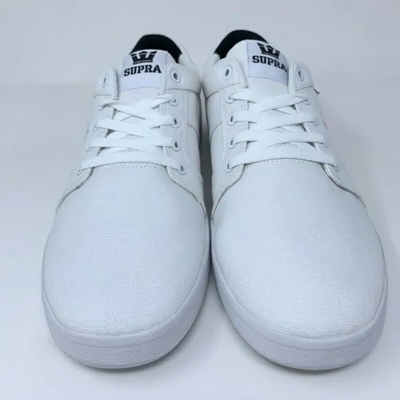 Supra Mens Ineto Skate Shoes White 08054-101 New