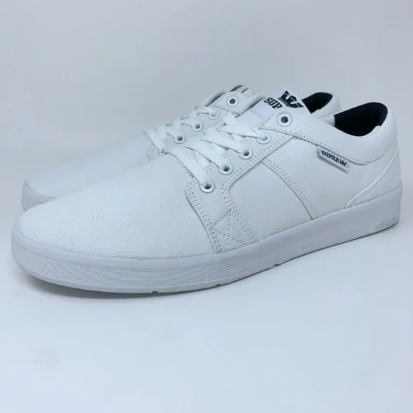 Supra Mens Ineto Skate Shoes White 08054-101 New