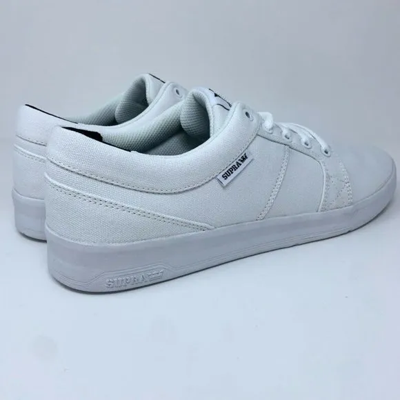 Supra Mens Ineto Skate Shoes White 08054-101 New