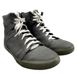 Supra Muska 001 Shoe Men's 9 Gray Sky Top High‎ Skater Workwear Utility Sneaker