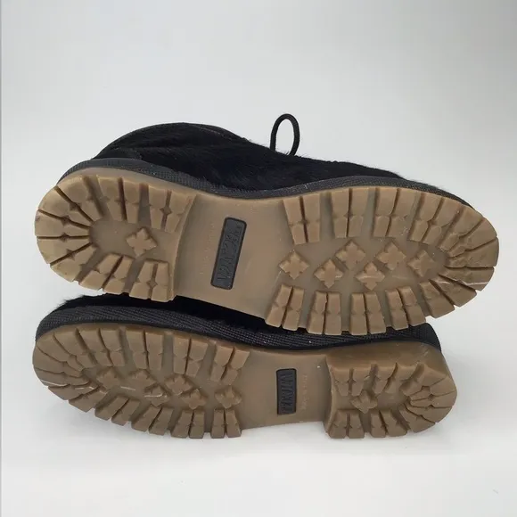 Tecnica Black Calf Hair Apres Ski Boots.