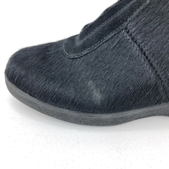 Tecnica Black Cow Hair Apres Ski Winter Ankle Boots EUR 37
