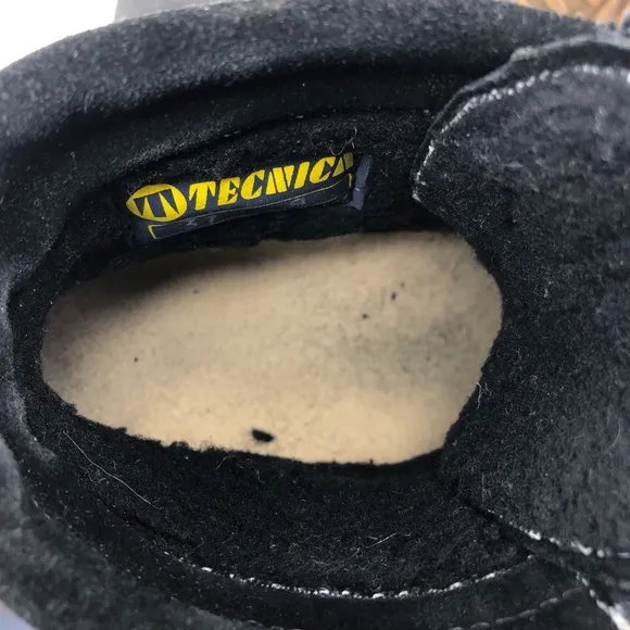 Tecnica Black Cow Hair Apres Ski Winter Ankle Boots EUR 37