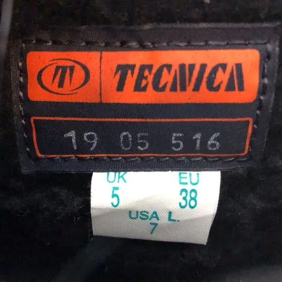 Tecnica Black Goat Fur Cow Hair Apres Ski Winter Boots 7