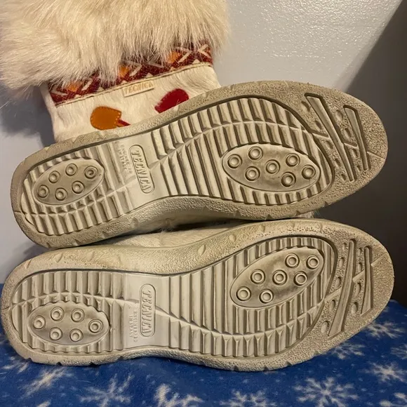 🐐Tecnica Italian Apres Skandia Cowhide Goat Fur Ski Winter Boots