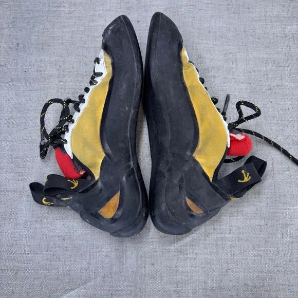 Tenaya Masai Climbing Shoes Yellow Black Synthetic Rubber Bouldering Women's 5.5