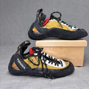 Tenaya Masai Climbing Shoes Yellow Black Synthetic Rubber Bouldering Women's 5.5