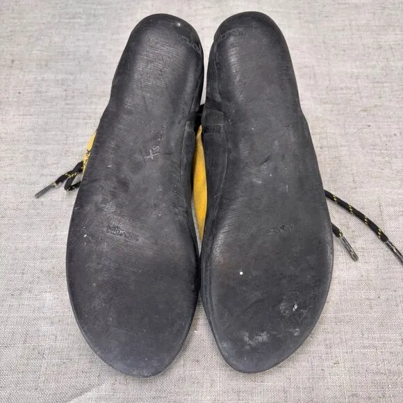Tenaya Masai Climbing Shoes Yellow Black Synthetic Rubber Bouldering Women's 5.5