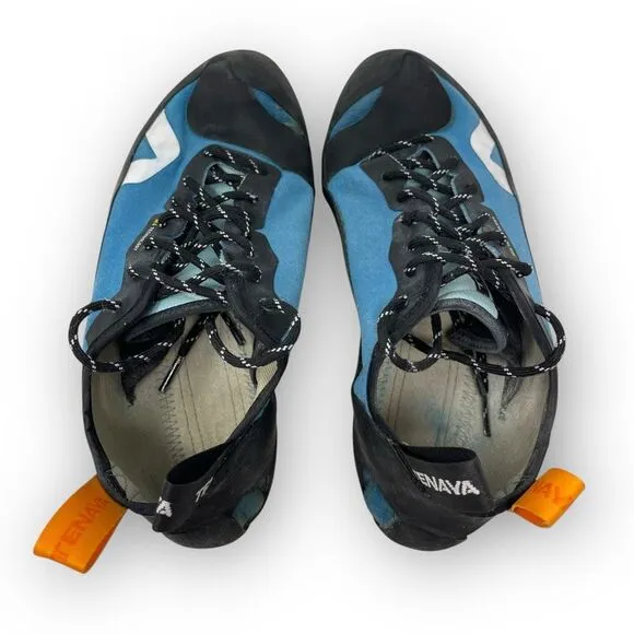 Tenaya Tanta Blue M4 Tech Strechtex Rock Climbing Shoes Unisex Size M 8.5 W 9.5