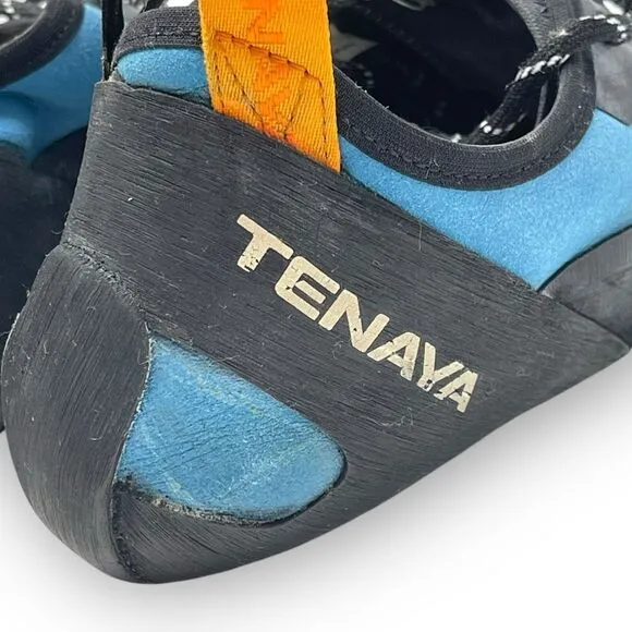 Tenaya Tanta Blue M4 Tech Strechtex Rock Climbing Shoes Unisex Size M 8.5 W 9.5