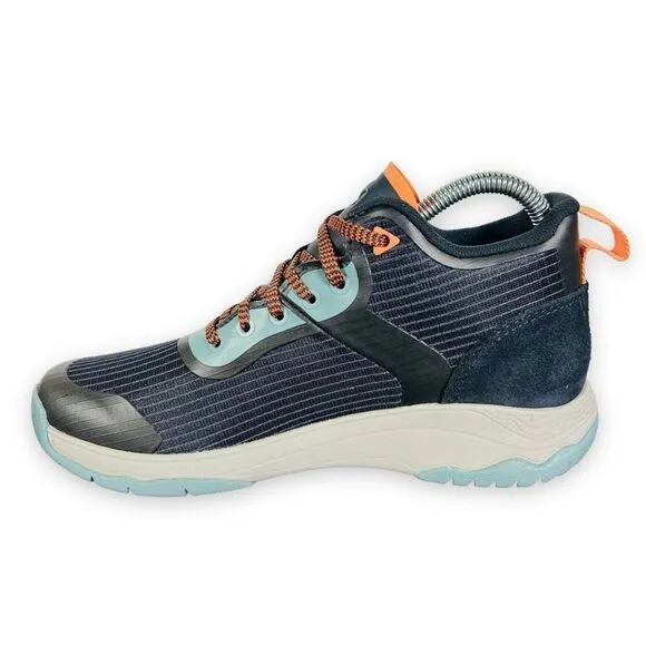 Teva Gateway Mid Hiking Shoes Greyish Blue / Orange 1127812 Women's 6