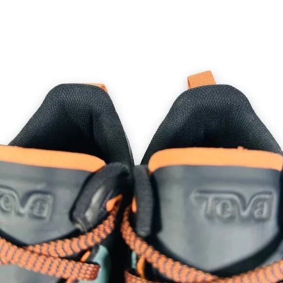 Teva Gateway Mid Hiking Shoes Greyish Blue / Orange 1127812 Women's 6