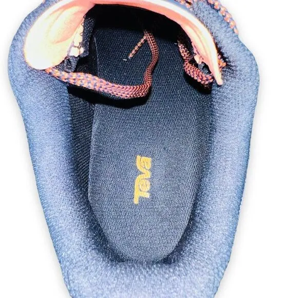 Teva Gateway Mid Hiking Shoes Greyish Blue / Orange 1127812 Women's 6
