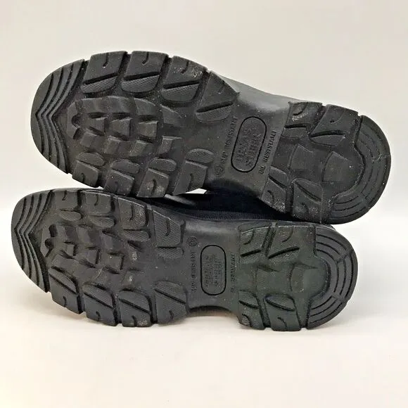 Texas Steer Kadmo Safety Toe Work Boots Men's 9.5W Black Slip &amp; Oil Resistant