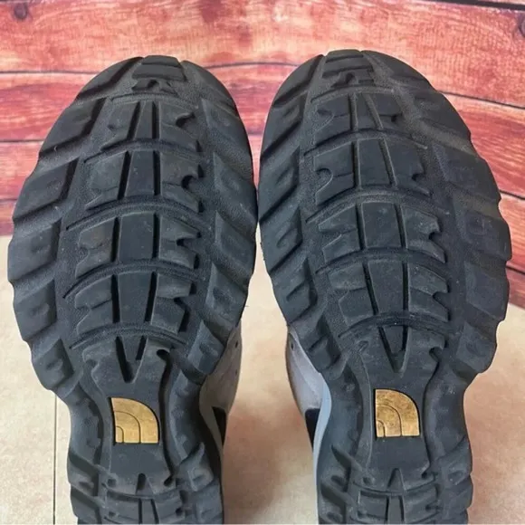 The North Face Grey &amp; Black Women's Trail Hiking Boot Shoes