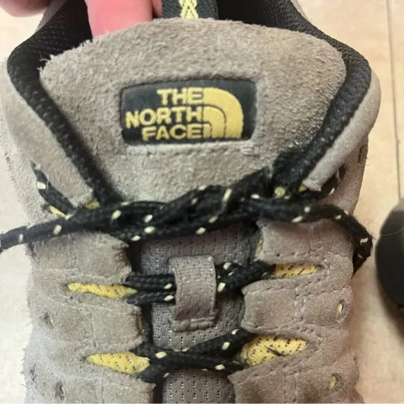 The North Face Grey &amp; Black Women's Trail Hiking Boot Shoes