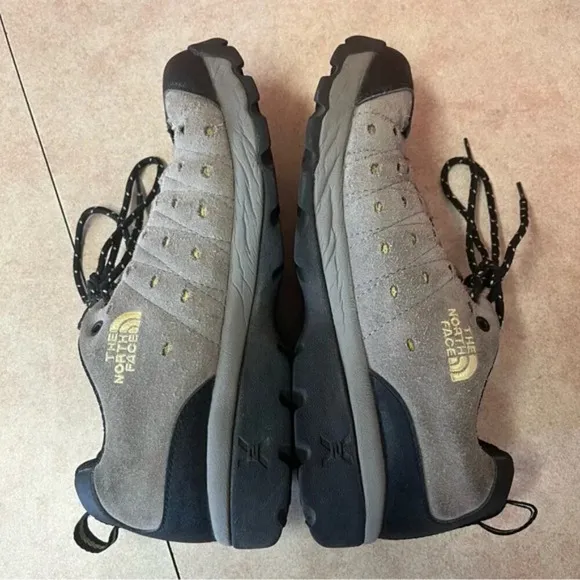 The North Face Grey &amp; Black Women's Trail Hiking Boot Shoes
