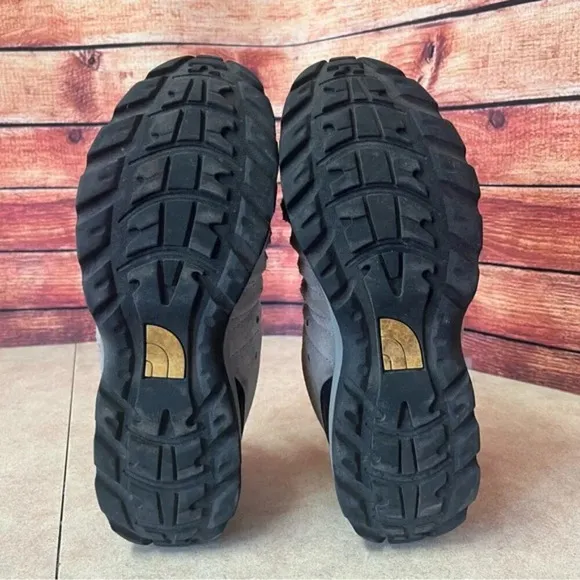 The North Face Grey &amp; Black Women's Trail Hiking Boot Shoes