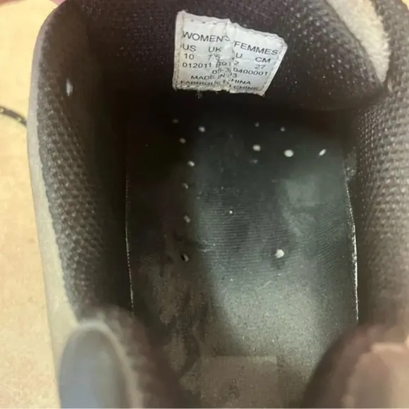 The North Face Grey &amp; Black Women's Trail Hiking Boot Shoes