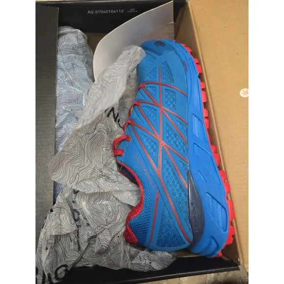 The North Face Men'sUltra Endurance Hyper Blue/ High Risk Red Size 11.5