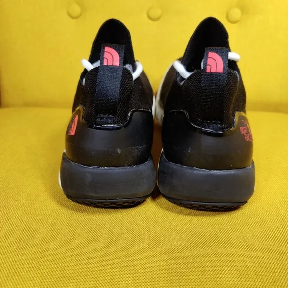 The North Face Oscillate Trail Black Red Running Sneakers Women's Shoes Size 9