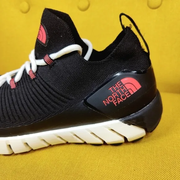 The North Face Oscillate Trail Black Red Running Sneakers Women's Shoes Size 9