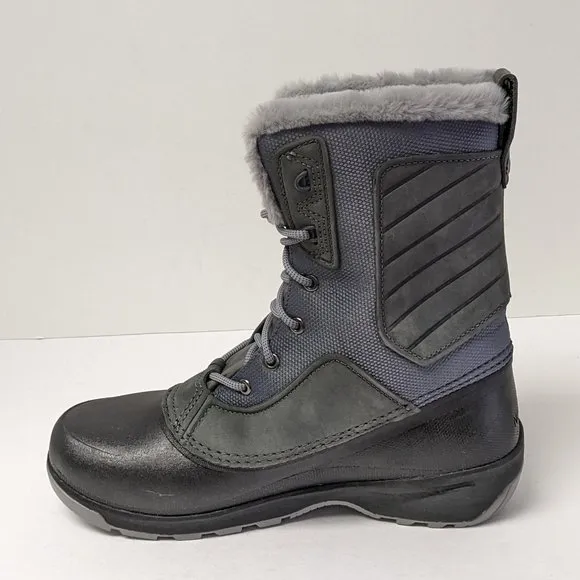 The North Face Shellista IV Mid Waterproof Snow Boots, Zinc Grey, Women's 10