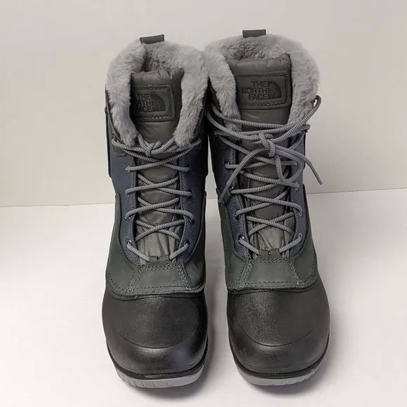 The North Face Shellista IV Mid Waterproof Snow Boots, Zinc Grey, Women's 10