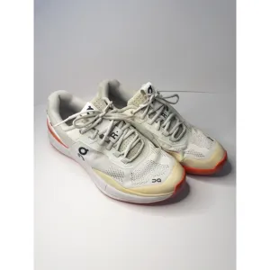 The Roger Pro Clay On Cloud Shoes Mens US 11 White/Orange Tennis Shoe