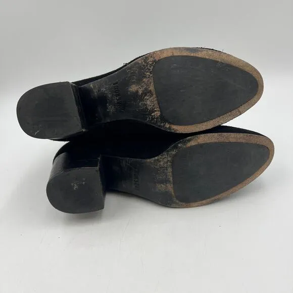 Thursday Boot Company Paloma Booties Black Suede Boots