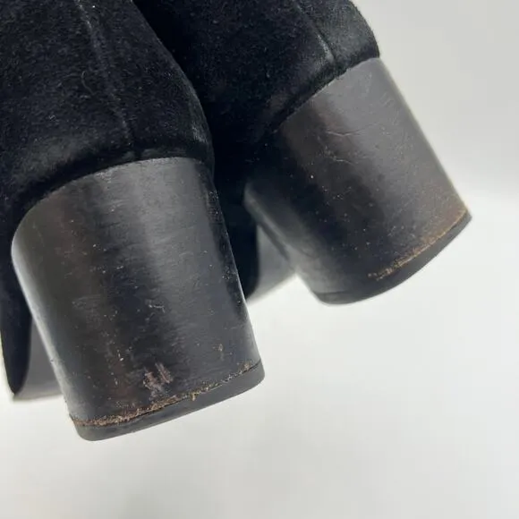 Thursday Boot Company Paloma Booties Black Suede Boots