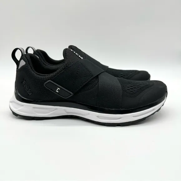 TIEM Black and White Slipstream Performance Women’s Cycling Shoes New w/ Cleats