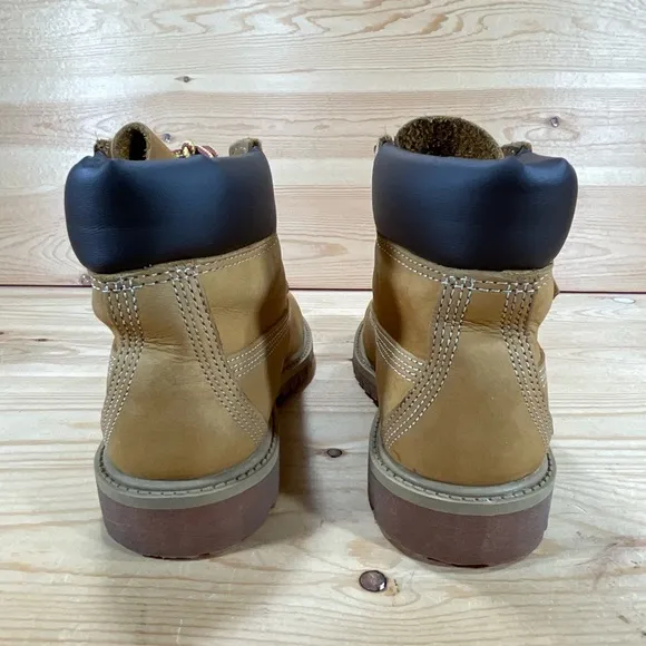 Timberland 6 Inch Waterproof Boots # 12709Youth Boy’s Size 3 M Wheat Buc
