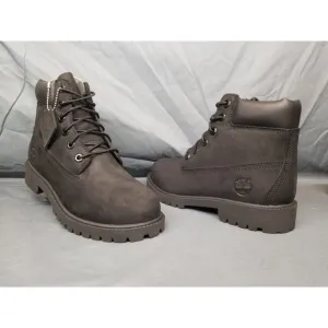 Timberland Boys 6 Inch Premium Waterproof Boots Black Size 5 NEW NO BOX!