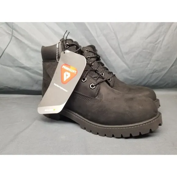 Timberland Boys 6 Inch Premium Waterproof Boots Black Size 5 NEW NO BOX!