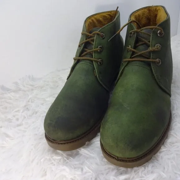 𝅺timberland Made in USA Mens Size 9.5 W Green