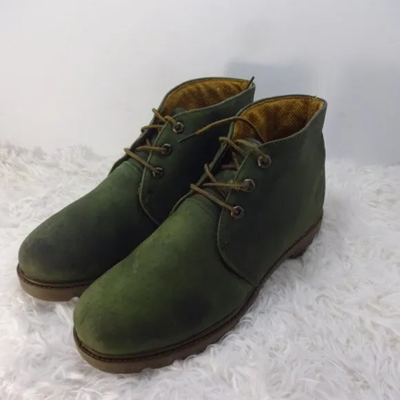 𝅺timberland Made in USA Mens Size 9.5 W Green
