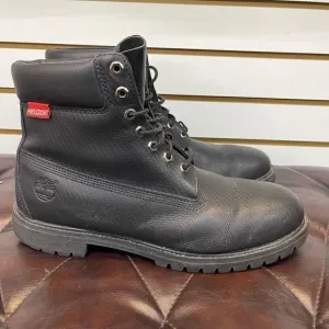Timberland Men's Helcor 6 Inch Scratch Resistant Black Leather Boots Style Size