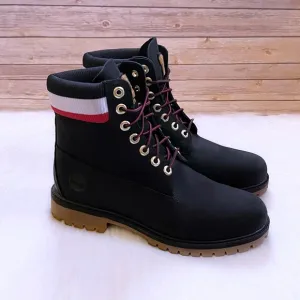 Timberland Men’s Heritage 6 Inch Waterproof Black Boots