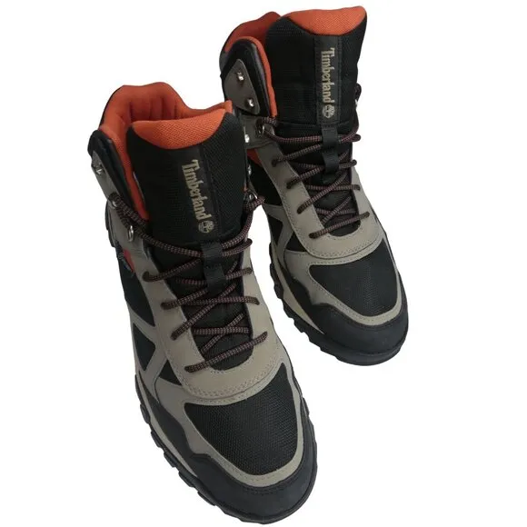 Timberland Men's Lincoln Peak Waterproof Mid Hiker Grey Boots Size 13